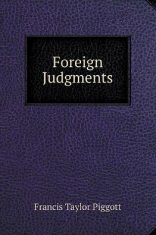 Cover of Foreign Judgments