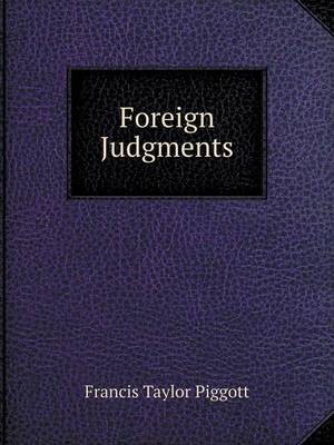 Book cover for Foreign Judgments