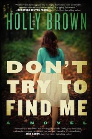 Cover of Don't Try to Find Me