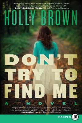 Book cover for Don't Try To Find Me LP