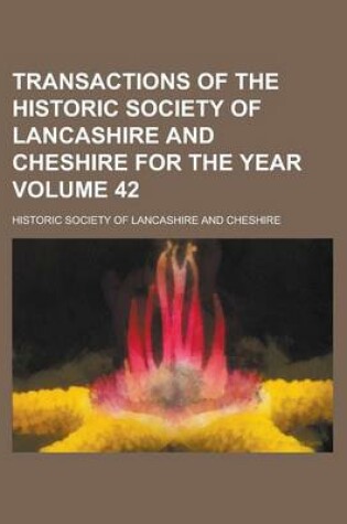 Cover of Transactions of the Historic Society of Lancashire and Cheshire for the Year (66)