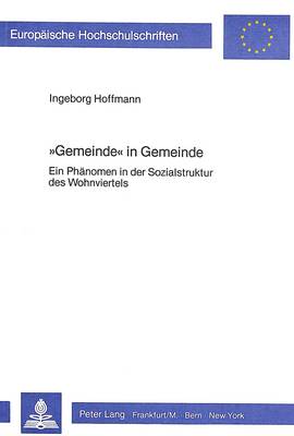 Book cover for -Gemeinde- In Gemeinde