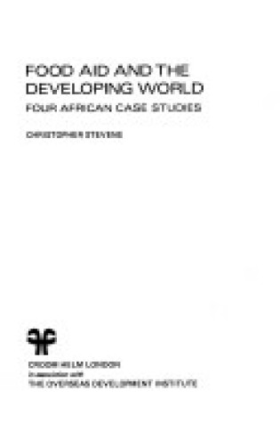 Cover of Food Aid and the Developing World