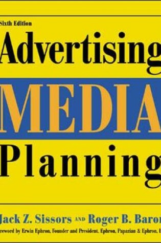 Cover of Advertising Media Planning, Sixth Edition