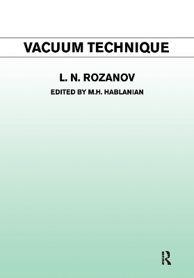 Book cover for Vacuum Technique