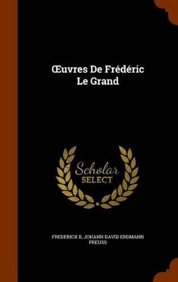 Book cover for Uvres de Frederic Le Grand