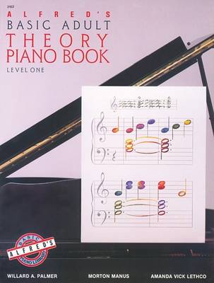 Book cover for Alfred's Basic Adult Piano Course Theory Piano 1