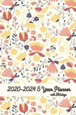 Cover of 5 Year Planner 2020-2024 With Holidays 8x11