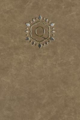 Book cover for Monogram "q" Meeting Notebook