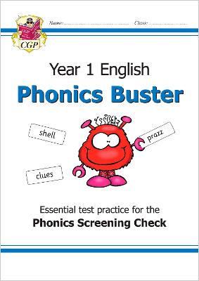 Book cover for KS1 English Phonics Buster - for the Phonics Screening Check in Year 1