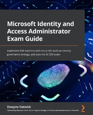 Book cover for Microsoft Identity and Access Administrator Exam Guide
