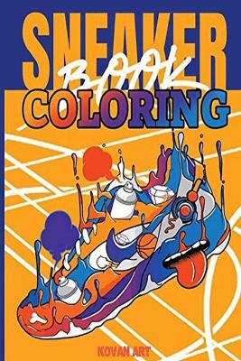 Book cover for Sneaker Coloring Book