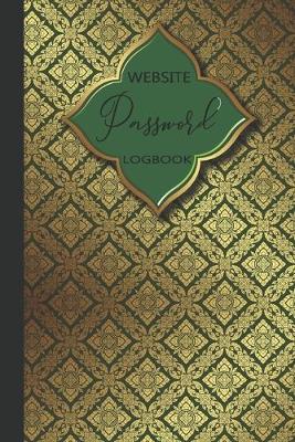 Book cover for Website Password Logbook