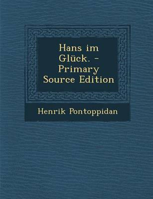 Book cover for Hans Im Gluck. - Primary Source Edition