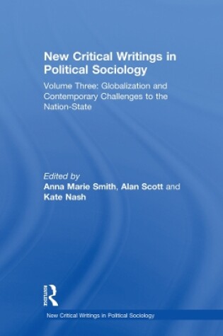 Cover of New Critical Writings in Political Sociology