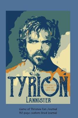 Book cover for Tyrion Lannister Game of Thrones Fan Journal