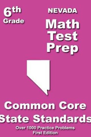 Cover of Nevada 6th Grade Math Test Prep