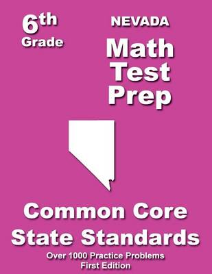 Book cover for Nevada 6th Grade Math Test Prep