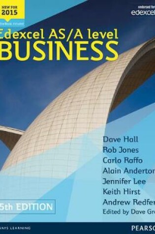 Cover of Edexcel AS/A level Business 5th edition Student Book and ActiveBook
