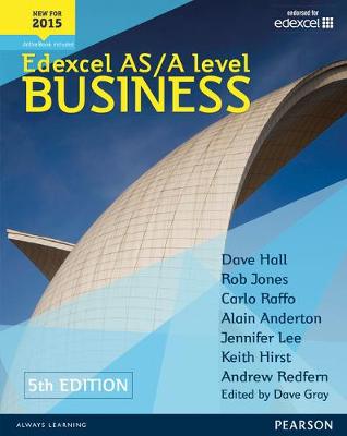Book cover for Edexcel AS/A level Business 5th edition Student Book and ActiveBook
