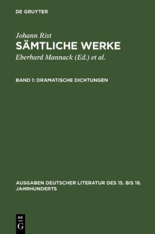 Cover of Dramatische Dichtungen