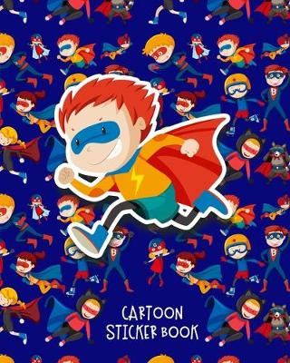 Book cover for Cartoon Sticker Book