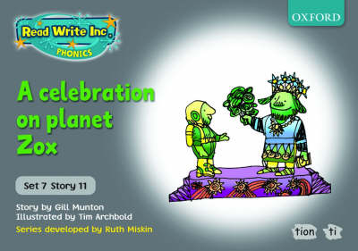 Book cover for Read Write Inc. Phonics: Grey Set 7 Storybooks: A Celebration on Planet Zox