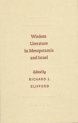 Cover of Wisdom Literature in Mesopotamia and Israel