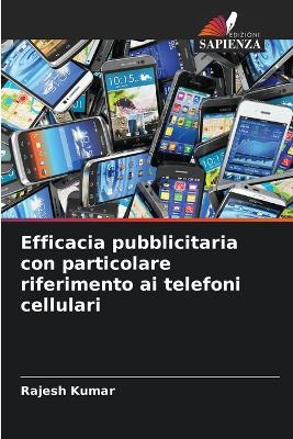 Book cover for Efficacia pubblicitaria con particolare riferimento ai telefoni cellulari