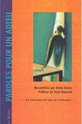 Cover of Paroles Pour Un Adieu