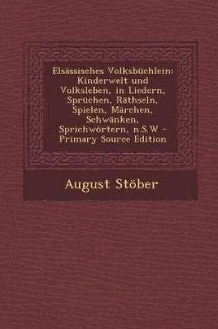 Cover of Elsassisches Volksbuchlein