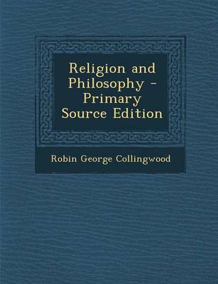 Book cover for Religion and Philosophy - Primary Source Edition