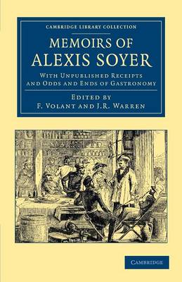 Book cover for Memoirs of Alexis Soyer