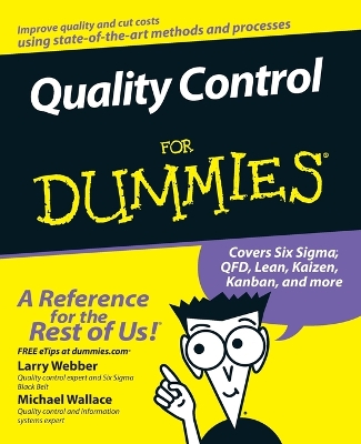 Book cover for Quality Control for Dummies