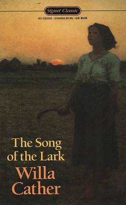 Book cover for Cather Willa : Song of the Lark (Sc)