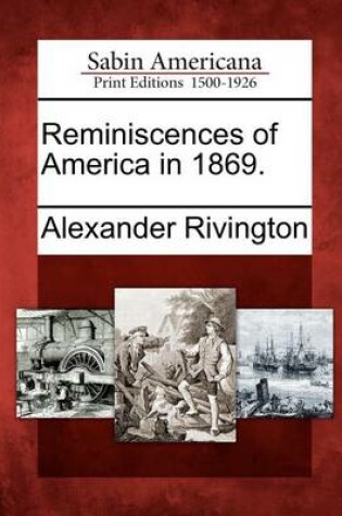 Cover of Reminiscences of America in 1869.