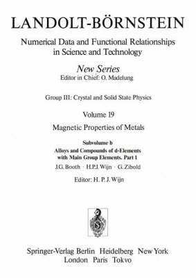 Cover of Alloys and Compounds of d-Elements with Main Group Elements. / Legierungen und Verbindungen von d-Elementen mit Elementen der Hauptgruppen.