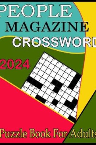 Cover of 2024 People Magazine Crossword Puzzle Book For Adults