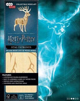 Book cover for IncrediBuilds: Harry Potter: Stag Patronus Deluxe Book and Model Set