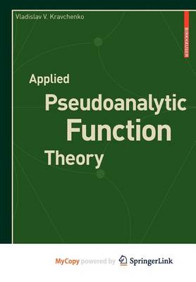 Cover of Applied Pseudoanalytic Function Theory