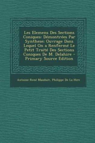 Cover of Les Elemens Des Sections Coniques