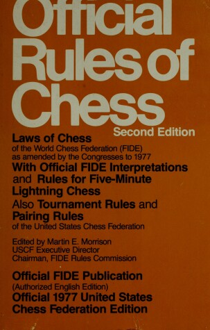 Book cover for Official Rules Chess