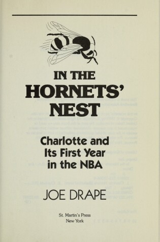 Cover of In the Hornets' Nest