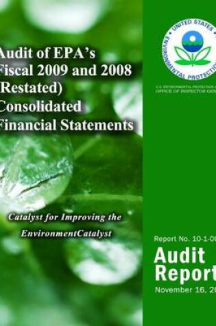 Cover of Audit of EPA's Fiscal 2009 and 2008 (Restated) Consolidated Financial Statements