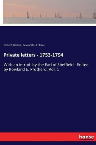 Cover of Private letters - 1753-1794