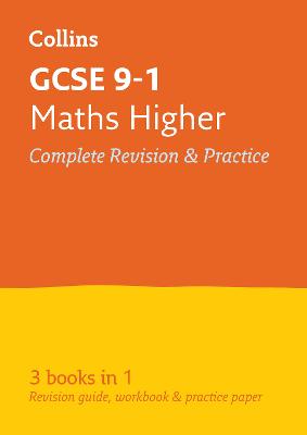 Book cover for GCSE 9-1 Maths Higher All-in-One Complete Revision and Practice