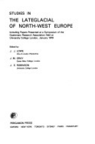 Cover of Studies in the Late-glacial of North-west Europe