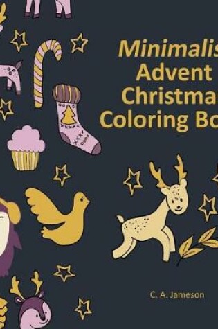 Cover of Minimalist Advent Christmas Coloring Book