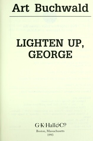 Cover of Lighten Up, George