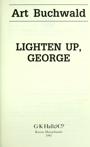 Book cover for Lighten Up, George